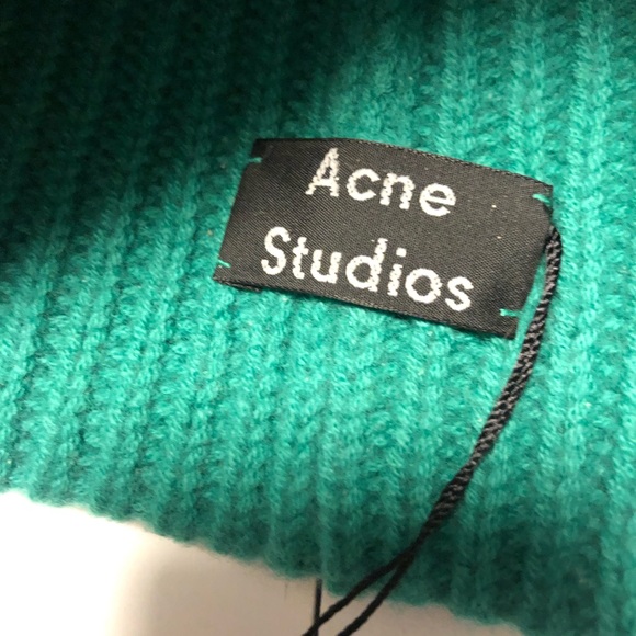 Acne Studios green Pansy beanie - Picture 2 of 3